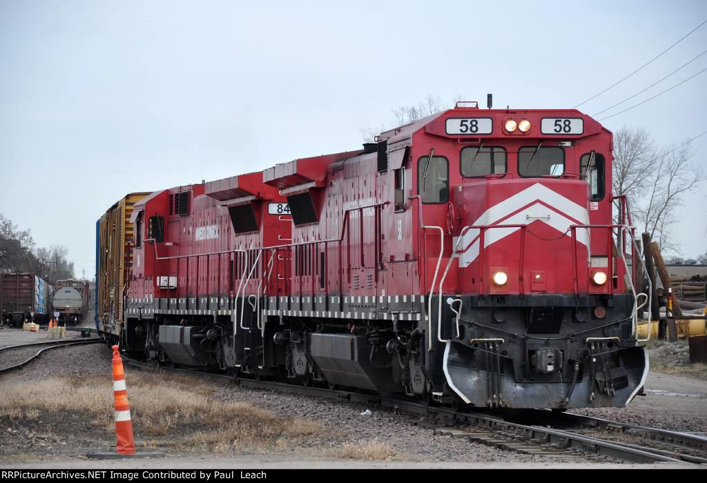 Preparing to depart the yard